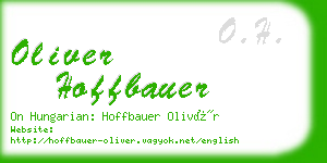 oliver hoffbauer business card